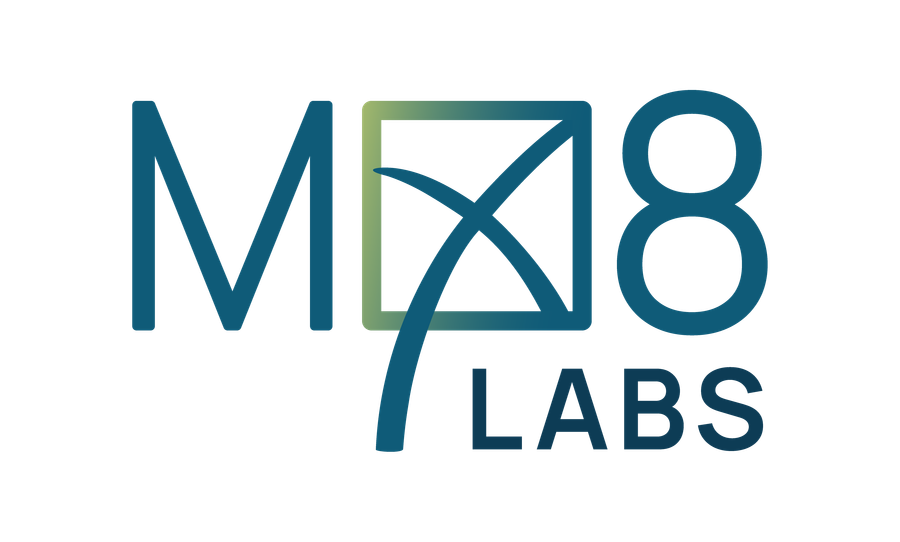 The refreshed MX8 Labs mark
