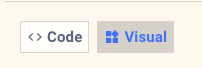 Code and Visual toggle
